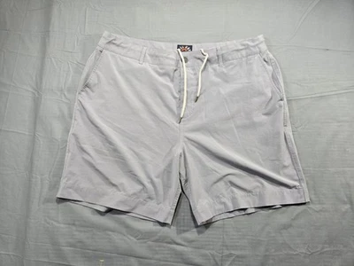 Pantalones Cortos Faherty Para Hombre 36 Gris Todo el Día 2.0 7" Entrepierna Cordón Elástico Foto 1 de 4