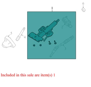 2008 Ford Focus Steering Column Used 9S4Z3C529E OEM - Picture 1 of 13