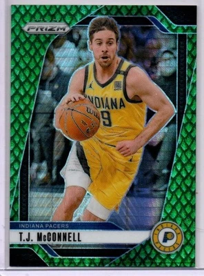 2024-25 Panini Prizm T.J. Mcconnell #191 Jade Dragon Scale /48 - Image 1 of 2