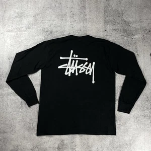 Vintage Stussy Langarmshirt Herren Größe L großes Logo - Bild 1 von 6
