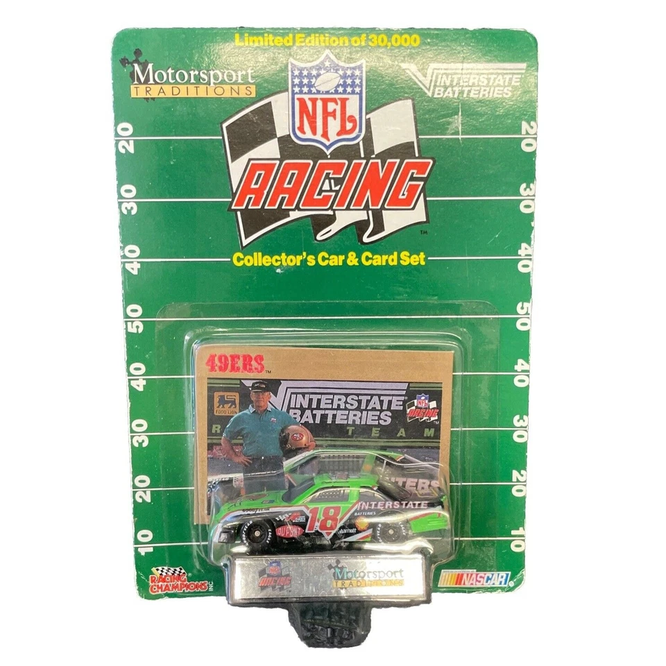Dale Jarrett No18 Racing Champions NFL Racing 49ers масштаб 1:64 литая - Изображение 1 из 2