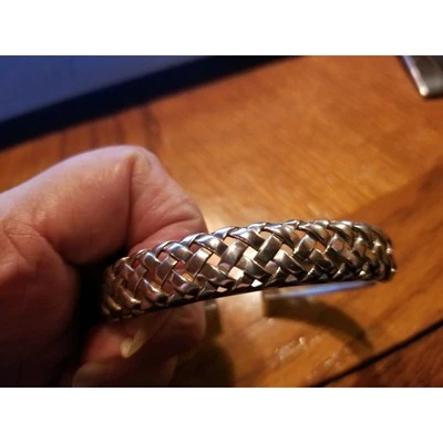 Michael Dawkins sterling silver bangle bracelet cuff J100328 - Image 1 of 3