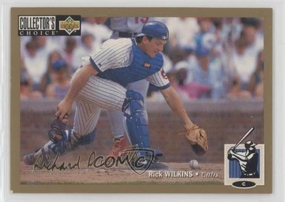 1994 Upper Deck Collector's Choice Gold Foil Signature Rick Wilkins #297 - Image 1 of 2