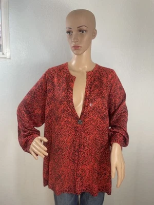 Cárdigan Suéter Liz & Me Nuevo Para Mujer Talla Grande 2 Colores Botón Delantero Foto 1 de 4