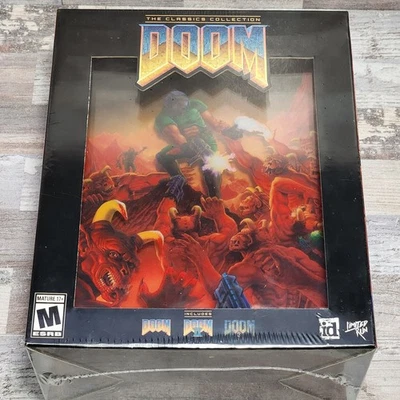 Doom: The Classics Collection Limited Run - PS4 - Sealed New Collectors Edition  - Image 1 of 4