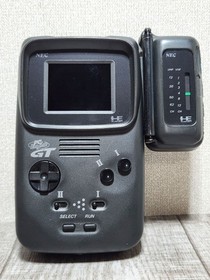 PC Engine GT console, TV tuner, NEC game, retro, rare, valuable. Used