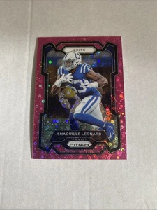 Prizm Shaquille Leonard 2023 No Huddle Pink #d 10/15 #131 Colts - Imagen 1 de 2