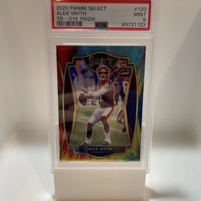 2020 Panini Select Alex Smith Tie-Dye Prizm PSA 9!! /25 - Image 1 of 4