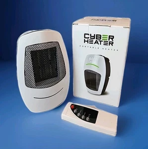 Cyber Heater Portable Space Heater Small & Sleek Indoor w/Remote NIB 500W Gift - Picture 1 of 8