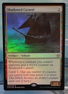 Magic - Shadowed Caravel/Schattensegel-Karavelle - Rare/Foil/Artefakt - Ixalan - Bild 1 von 3