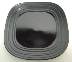 Mikasa Swirl Square Black Luncheon Salad Plate 8.5" (1) - Picture 1 of 5