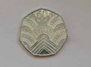 2022 50p Coin 50 Years of Pride Collectable Fifty Pence - Picture 1 of 3