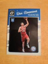 Ben Simmons 2016 Donruss Optic Rookie Card Brooklyn Nets