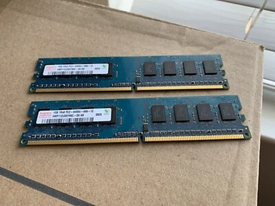 DDR2 Desktop RAM Modules (2) 1gb Sticks & (4) 2GB Sticks. Total Of 6 RAM Modules - Image 1 of 4