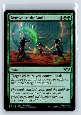 (3x) FOIL Betrayal at the Vault Outlaws of Thunder Junction – MTG Magic the Gath - Image 1 of 2