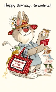 Suzy's Zoo - Birthday Greeting Card with Envelope - Happy Birthday Grandma ! - Picture 1 of 5