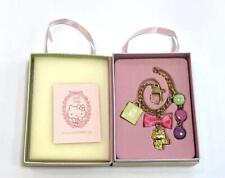 LADUREE x Hello Kitty Bag Charm Key Chain in Limited Rare From Japan