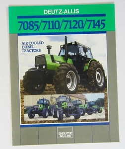 Vintage Deutz Allis 7085 7110 7120 7145 Tractor Brochure - Picture 1 of 1