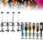 Liquor Dispenser 4 Bottle ink Rack Wall Mount Stand Beer Alcohol Alloy&ABS USA