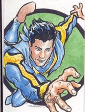 2018 Cryptozoic DC Bombshells Series 2 Sketch Card Razek Dick Grayson