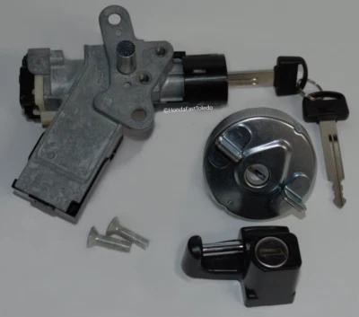 Juego de cerraduras y tornillos de llave de encendido OEM HONDA 06-22 NPS50 Ruckus 35014-GEZ-612 Foto 1 de 3