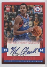 2013-14 Panini First Impressions Auto Michael Carter-Williams #7 Rookie Auto RC