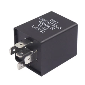 5-Pin EP27 LED Flasher Relay For Fix Turn Signal Lamps Hyper Flash Blinker Issue - Picture 1 of 5