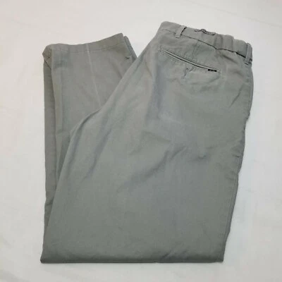 Pantalones chinos rectos grises de algodón puro calce regular talla 36/30 de M&S para hombre Foto 1 de 4