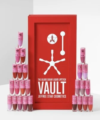 Jeffree Star Cosmetics Blood Sugar Liquid Lipstick Vault 25 Mini Colors New - Image 1 of 4