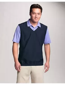CUTTER & BUCK NAVY CB WindTec Astute SLEEVELESS Vest SZ:LT BCO00842 NWT - Picture 1 of 3