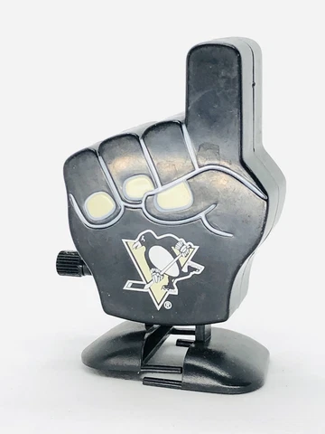Pittsburgh Penguins Mini #1 Fan Wind Up Toy NHL BLEACHER CREATURE MINI TOY Cover