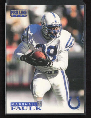 1996 Pro Line #43 Marshall Faulk Indianapolis Colts - Image 1 of 2