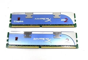 4GB - Lot of 2 KINGSTON KHX6400D2LLK2/4 2GB DDR2 800MHz Dual Channel RAM Memory - Picture 1 of 4