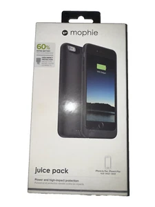 Mophie Juice Pack Case for iPhone 6 Plus/6s Plus - Black - Picture 1 of 2