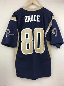 Camiseta deportiva vintage Issac Bruce con logotipo de St Louis Rams para hombre talla mediana” - Imagen 1 de 10