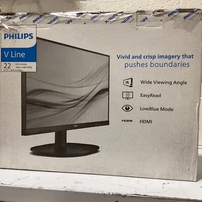 PHILIPS 22 Inch Class Thin Full HD (1920 X 1080) 75Hz - Image 1 of 4