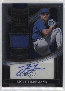 2023 Panini Select Select Swatches Signatures Ricky Tiedemann #SSS-RT Auto