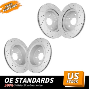 Rotores de freno delanteros perforados para Chrysler Aspen Dodge Durango Ram 1500 - Imagen 1 de 11