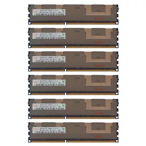24GB Kit 6x 4GB HP Proliant BL2X220C BL460C BL465C BL490C BL620C G7 Memory Ram - Picture 1 of 1