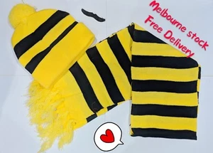 Where's Waldo Odlaw Hat Beanie scarf and Mustache Set Book Week Fancy Dress up - Picture 1 of 1