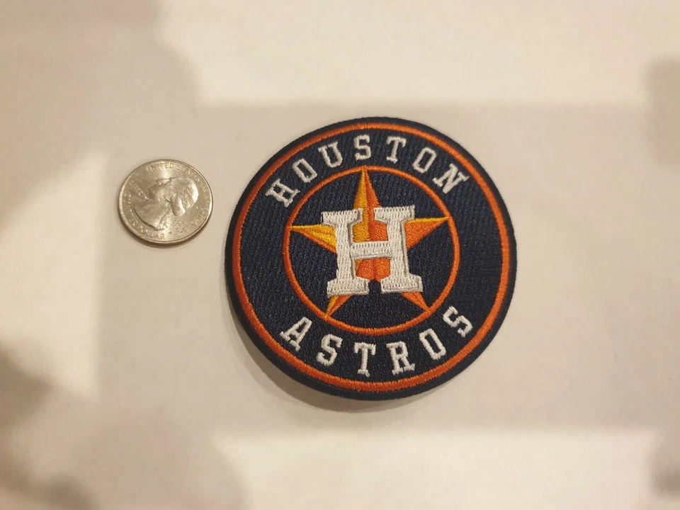 Houston Astros 3"X3" IRON ON EMBROIDERED PATCH - Image 1 of 1