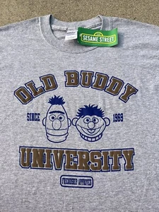 Vintage 2003 Sesame Street Bert And Ernie Promo T-Shirt New With Tags Large - Picture 1 of 4