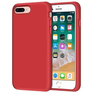 for iPhone 7 Plus/8 Plus Liquid Silicone Gel Rubber Shockproof Case RED - Photo 1 sur 2