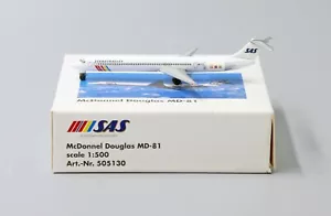 SAS MD-81 Herpa 1:500 Druckguss Modell 505130 - Bild 1 von 8