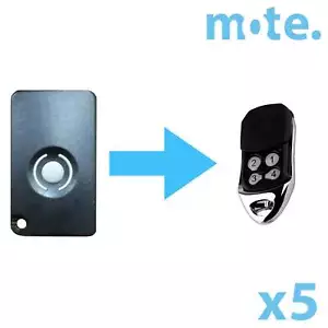 5 x Homentry Home Entry HE60 HE60R HE4331 HE60ANZ Compatible Garage Remote - Bild 1 von 12