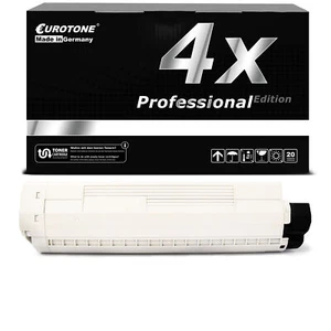 4x wkład Eurotone PRO CZARNY do OKI ES-8461-Mfé - Zdjęcie 1 z 4
