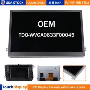 OEM TDO-WVGA0633F00045 6.5" LCD Display Assembly Screen For VW MIB STD2 680 NAV - Picture 1 of 10