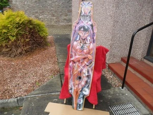 Longboard deck amazing one of one massive 54 x 12" / art work by Joe Rusbridge - Picture 1 of 17