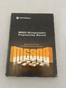 Motorola M6800 Microprocessor Programming Manual - 1975 - Picture 1 of 5