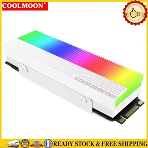 M.2 2280 SSD Heatsink Cooler M.2 SSD Cooling Sink 5V 3PIN ARGB for 2280 M.2 SSD - Zdjęcie 1 z 11